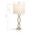Hallye 30.25" Crystal Gold/Clear Table Lamp Set