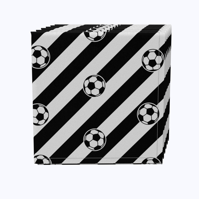 100% Cotton Striped Square Napkin