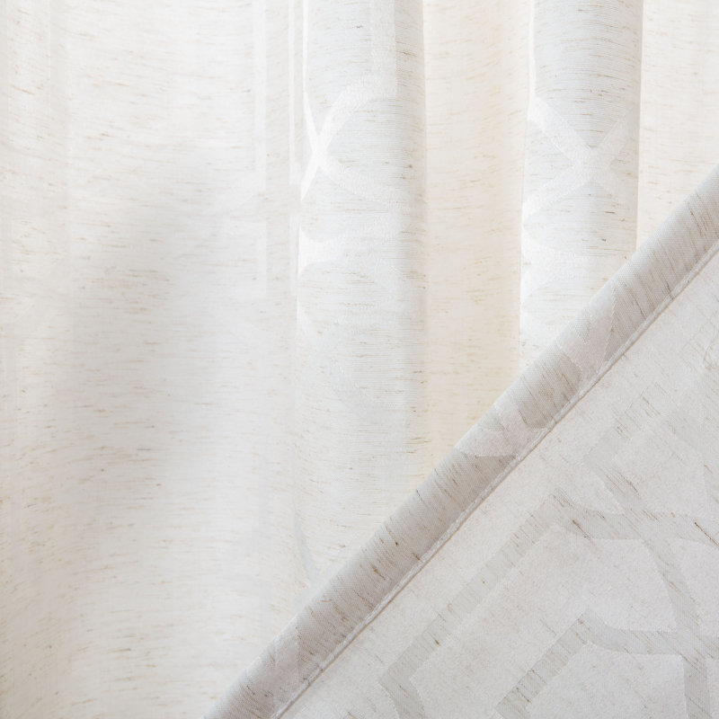 Kahle Semi Sheer Curtain Single Panel, 52" W x 96" L