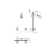 Ensemble de robinet de douche corail rond en laiton massif (valve incluse)