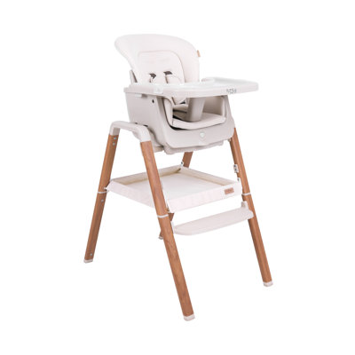 Tutti Bambini Nova High Chair (Colour:Scandinavian Walnut/Ecru)