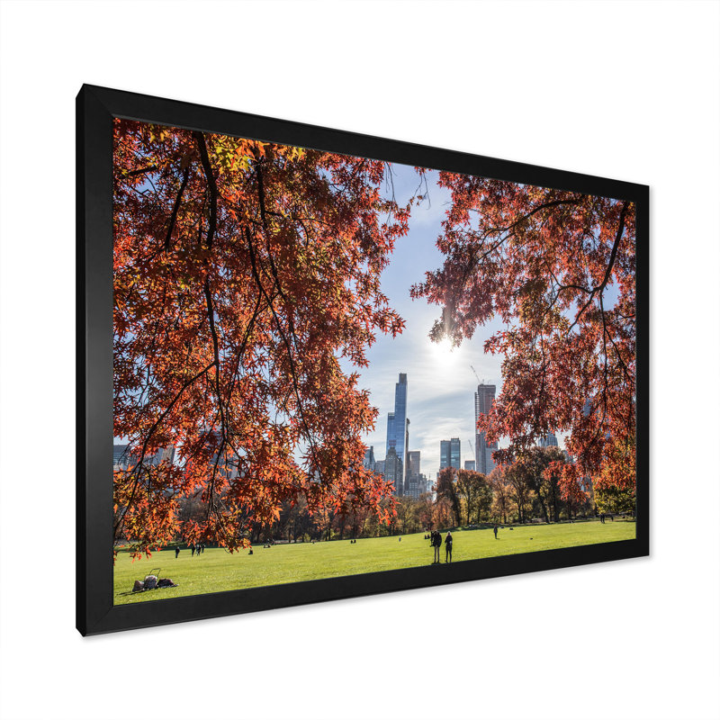 Magnifique paysage de l'Alabama sur toile, H 12 po x l 20 po x P 1 po, Cadre photo noir