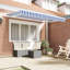 17 Stories Polyester Cover Retractable Patio Awning-1080963652-1080963624