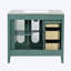 Ensemble de meuble-lavabo simple 36 po en bois massif avec lavabo 36 po et 3 tiroirs