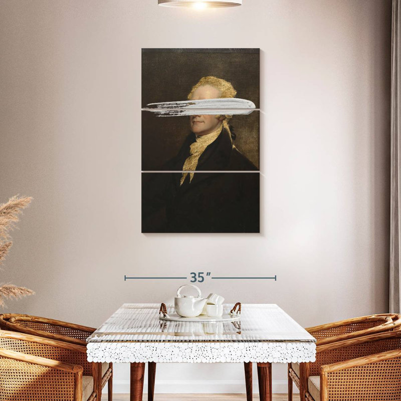 Leisha Masked Hamilton, 45" H x 28" W