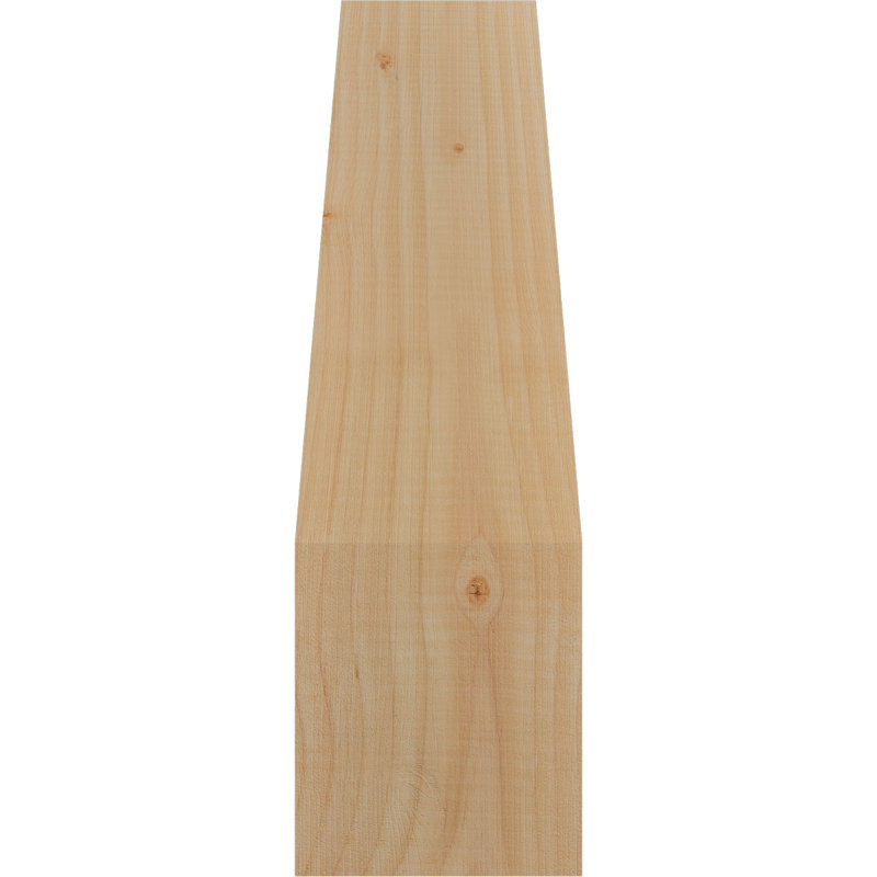 Genouillère Balboa, Sapin de Douglas, Lisse, H 20 po x l 5,5 po x P 12 po