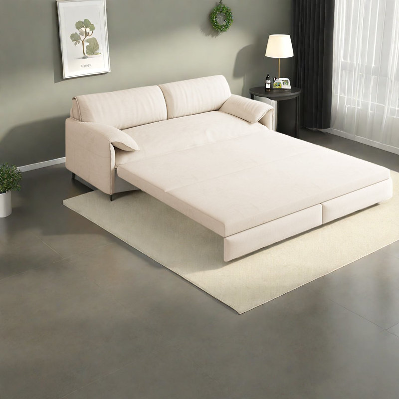 Canapé-lit multifonctionnel en velours avec rangement, causeuse moderne pour la maison