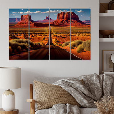 Marshalene " Monument Valley Navajo Spirit " 4 - Pieces