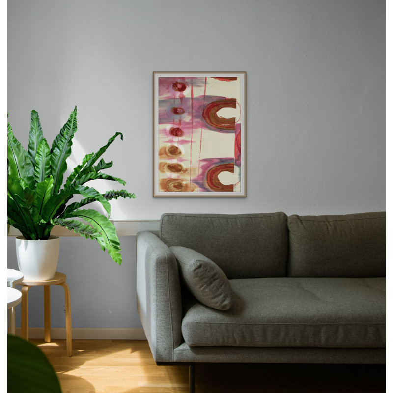 Roundabout Conversations 6 Print by Art House Studios, 33" H x 25" W x 2" D