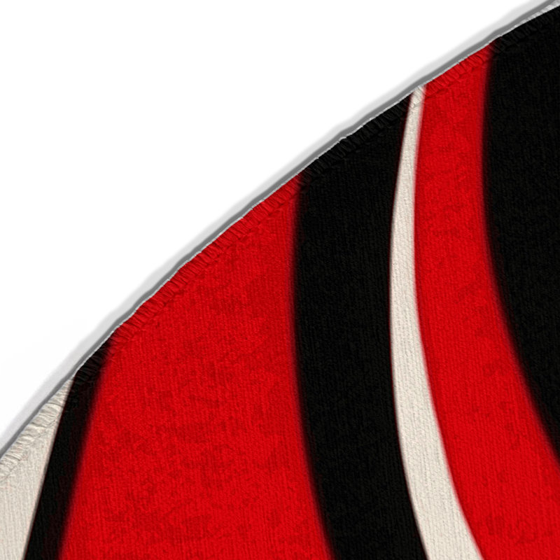 Ember Pulse Indoor And Outdoor Area Rug, Round 5'