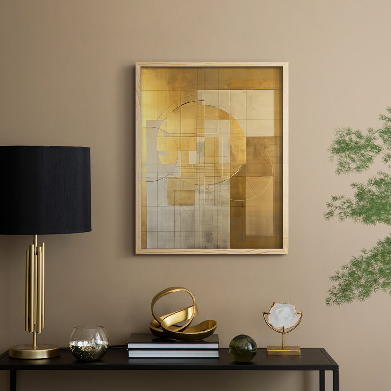 ABSTRACT Series CIII Framed Print - Solid Wood, 30" H x 24" W