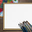 Sylvie Blank Framed Canvas-1223582067-1265057791