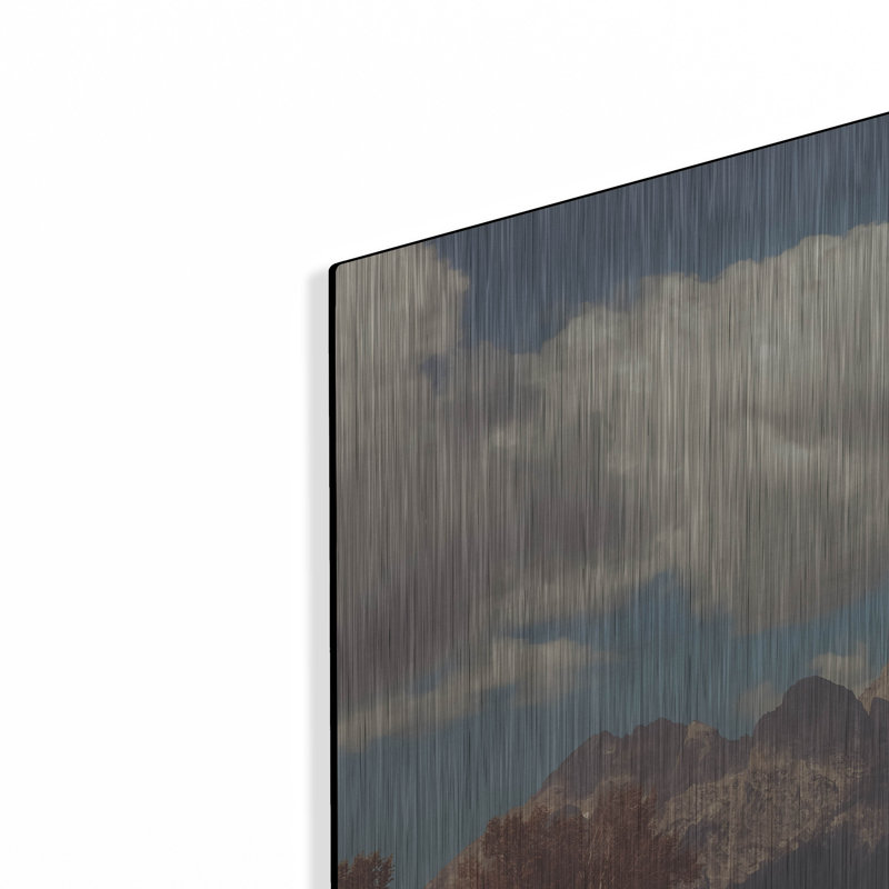 «Wyoming Mountain Lazy Days» par Nathan Larson, art mural en métal, H 24 po x l 36 po