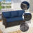 Rattan 75“Armrest Couch Sofa-1409943635