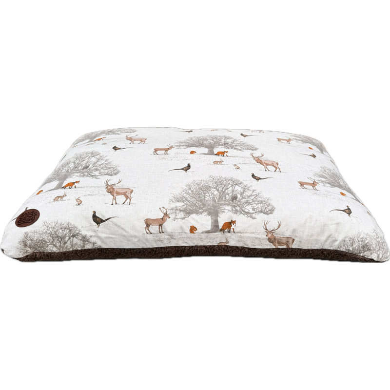 Armel Animal Print Polyester Pet Bed, 2cm H x 48cm W x 28cm D