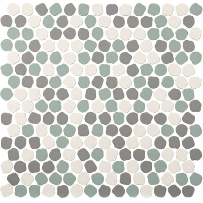 Mosaïque en porcelaine Bonbon Pennyround Italian