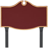 Colonial Standard One Line Address Sign Plaque with Lawn Stakes