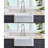 33'' L Single Bowl Fireclay Kitchen Sink