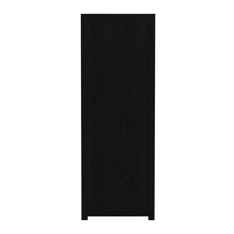 Lark 5 Drawer Dresser, Black