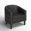 Boney 29" W Stain Resistant Faux Leather Tufted Barrel Chair-1526007166