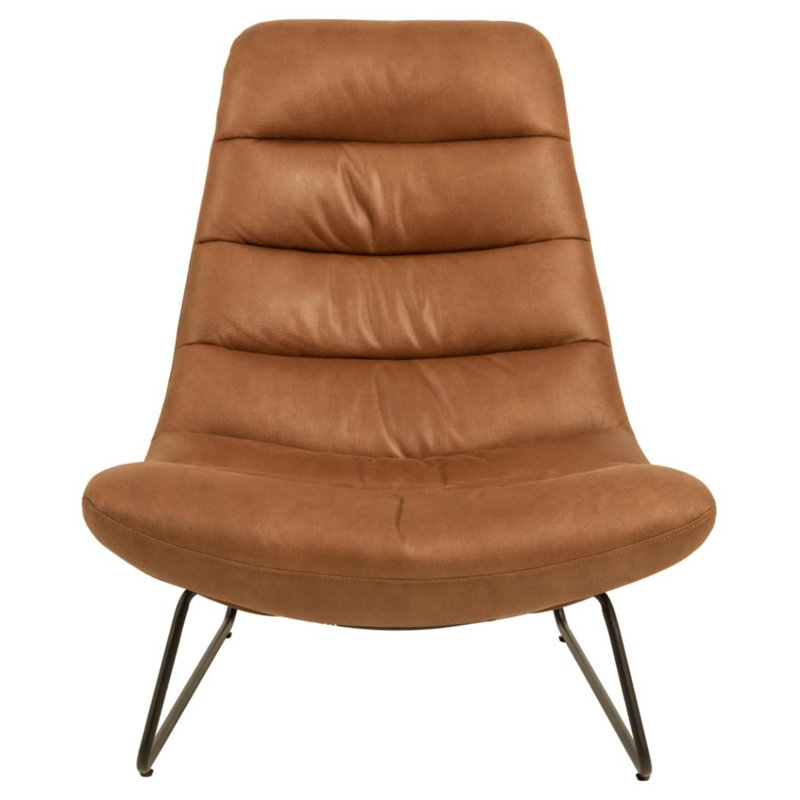 Breonah Upholstered Accent Chair, Caramel Brown