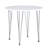 Round Metal Base Dining Table