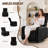360°Swivel Chair, Rocking Chair with Side Pockets, Deep Cushioned Seat, Rocker Chair with Steel Structure Base,  Swivel Chairs for Living Room, Bedroom-1731277951