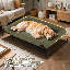 Lit pour chien surélevé avec coussins Cooler-2109079862-2109079866