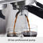 Espresso Coffee Maker, With Grinder, 2.8 L Water Tank