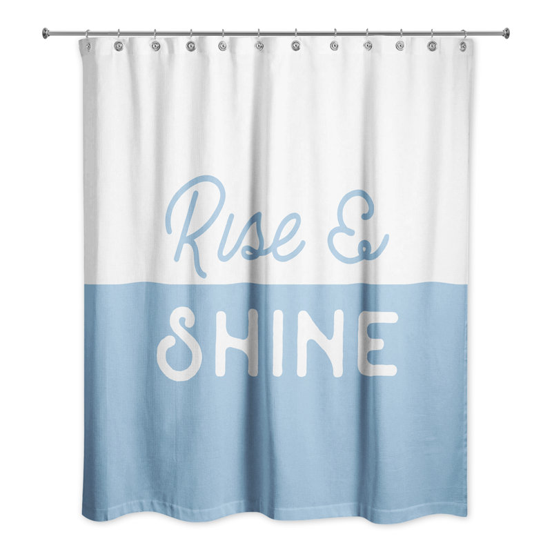 Rideau de douche Perine, Bleu