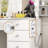 Greyden Makeup Vanity with Hidden Sliding Storage Shelves and Outlets-1540252379