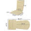 Coussin de chaise Malibu