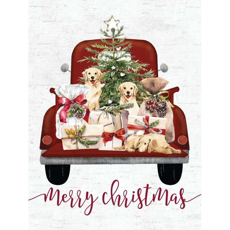 " Holiday Delivery " by Lettered & Lined, 36" H x 24" W x 1.25"D
