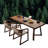 Tan Rectangular Solid Wood desks-107289635
