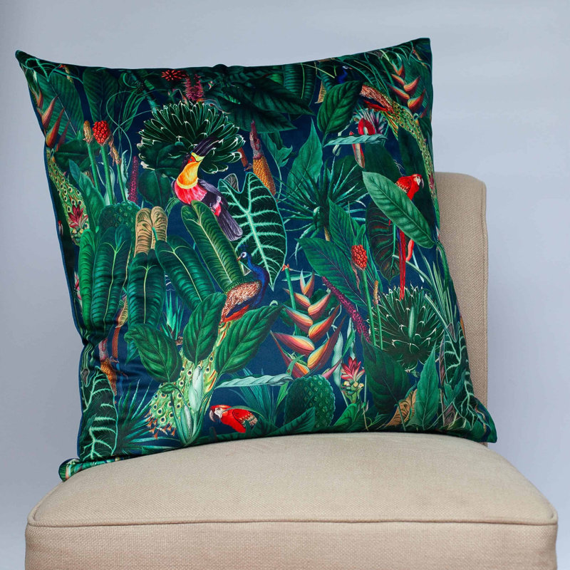 Blue Cushion, 58x58cm, Feather filled