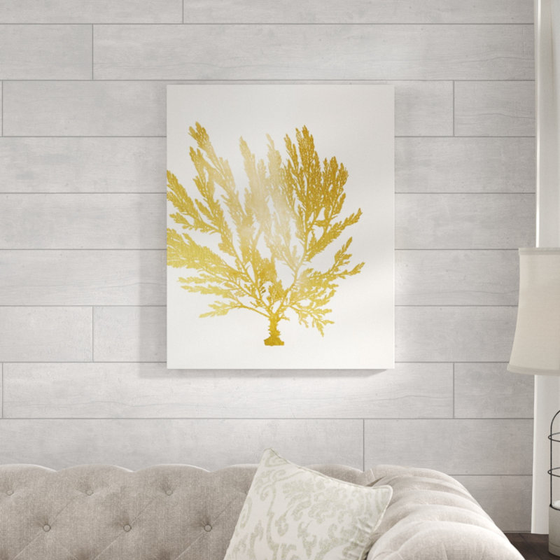 «Blush Coral IV» par Sofia Fox - impression, H 30 po x l 24 po, Couche de verre