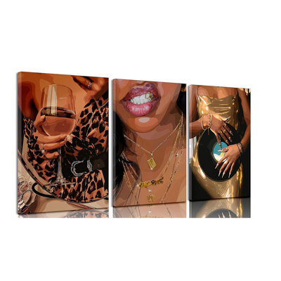 3 Piece Wrapped Canvas Print