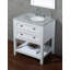 Ensemble de meuble-lavabo pour salle de bain à évier simple 30 po avec miroir Immingham