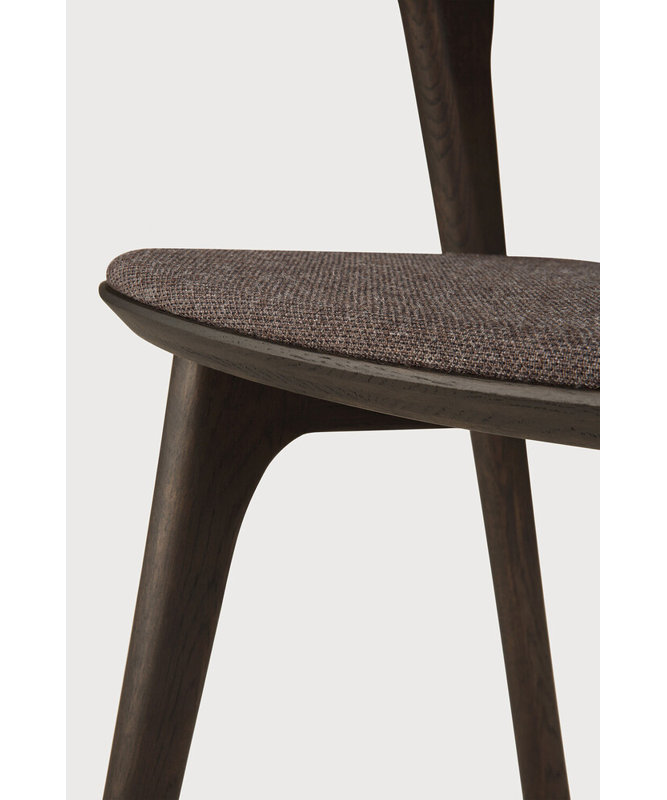 Bok Upholstered Dining Chair, Oak Brown Nylon/Wool, Oak Brown