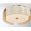 Roslington, plafonnier encastré, 12 po, or, verre opale gravé-506361051
