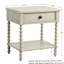 Table de chevet crème antique Voir ci-dessous