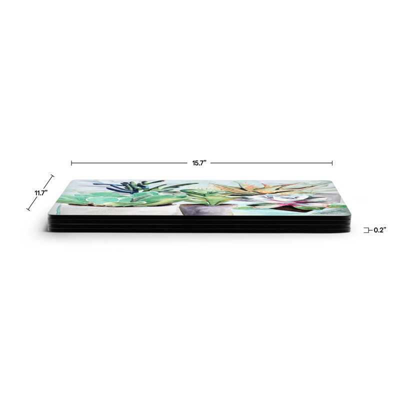Pimpernel Succulents Placemats 15.7 X 11.7"