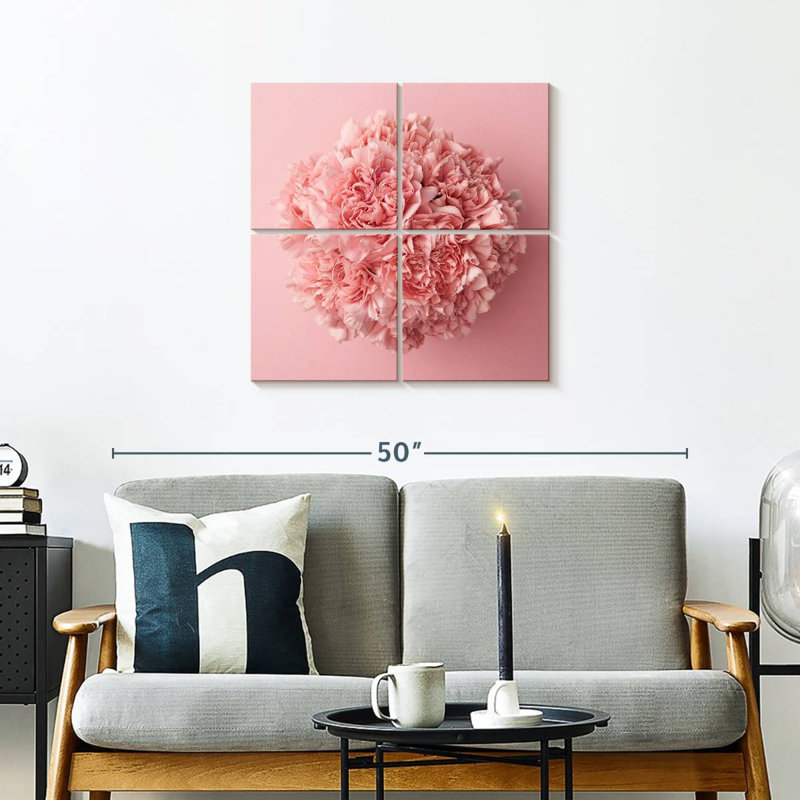 Œillet Harnek rose, H 26 po x l 26 po