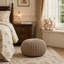 Pouf tricoté en coton 20 x 20