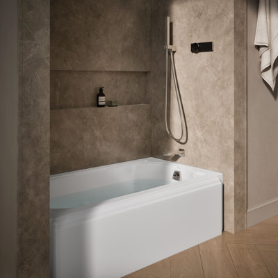 Memoirs® Alcove 60" x 33.75" Soaking Bathtub