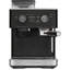 Semi Automatic Espresso Machine with Burr Grinder in Cast Iron Black