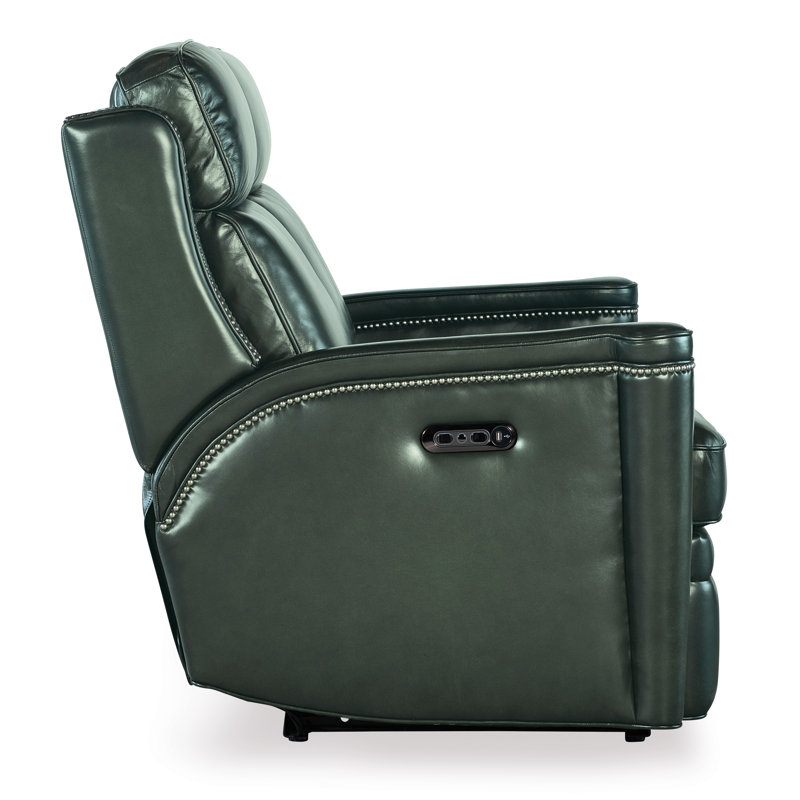 MS Leather Loveseat, Green