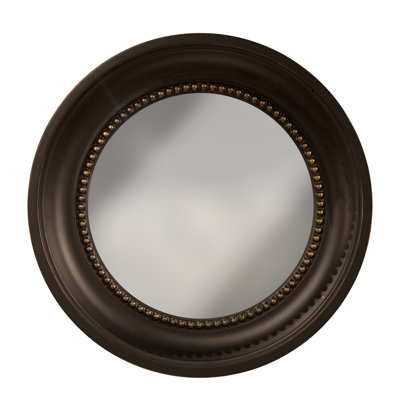 Miroir noir et doré