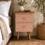 Berumen 35cm W Solid Wood Bedside Table-505061811-505061813