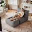 Fauteuil à billes pliable en velours côtelé, canapé de salon multi-positions, sans fauteuil d'assemblage géant pour le salon, la chambre à coucher-131300984